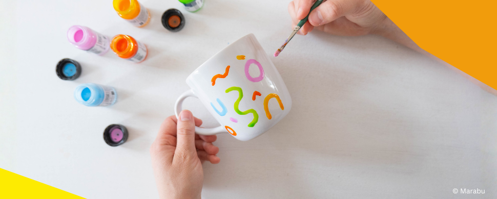 Keramik bemalen für gemütliche Teemomente